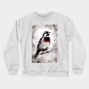 Black Throated Sparrow Crewneck Sweatshirt